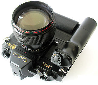 Canon New F1 with 85mm f/1.2L