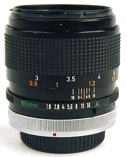 Canon FD 85mm f/1.8 S.S.C.