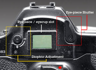 Rear Section Eyepiece feature EOS-1N