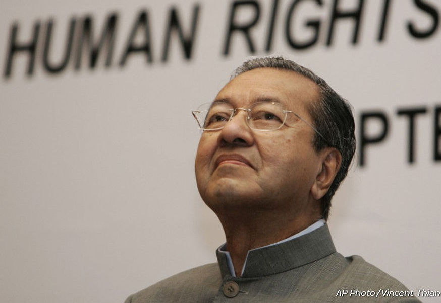 Portrait, picture of retired Malaysian Ex-political Premier, Tun Dr. Mahathir ... Loading...