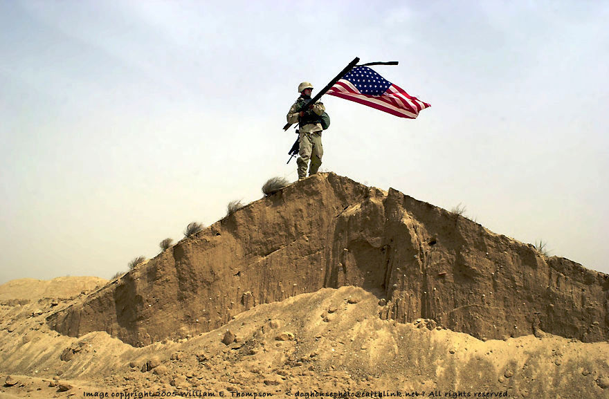 The soldier, Irag War