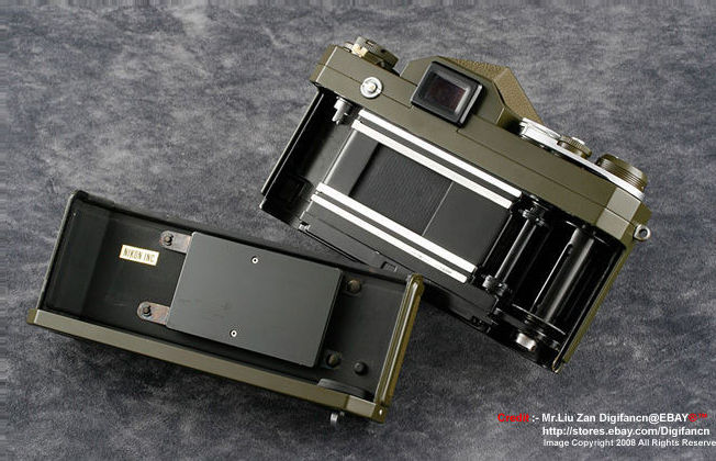 Internal high quality paintworks of Nikon F Olive colored Body  