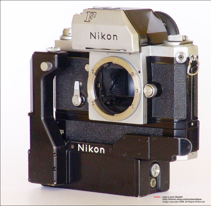 Nikon F with Photomic Finder with F36 Motor Drive
