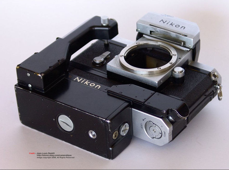 Full setup of Nikon F36 motor Drive Unit BASE VIEW
