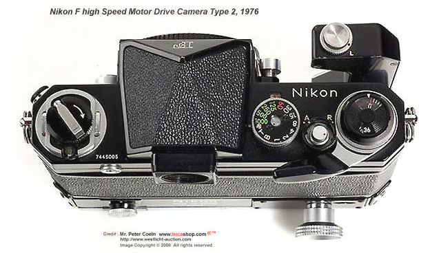 Nikon F High Speed Motor Drive Camera, 1976 Version 2
 