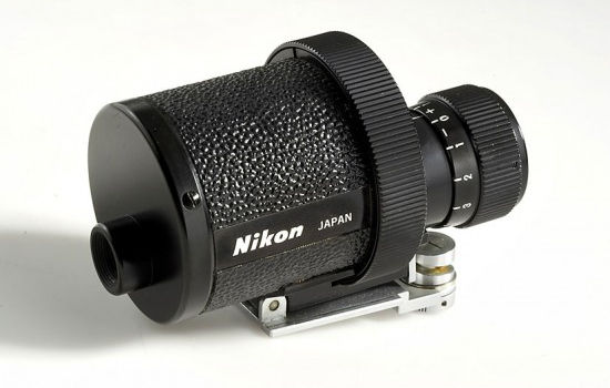 Special Finder Zoom type 135mm `300mm for Nikon F High Speed Motor Drive Camera, Sapporo Winter Olympic Model, 1972