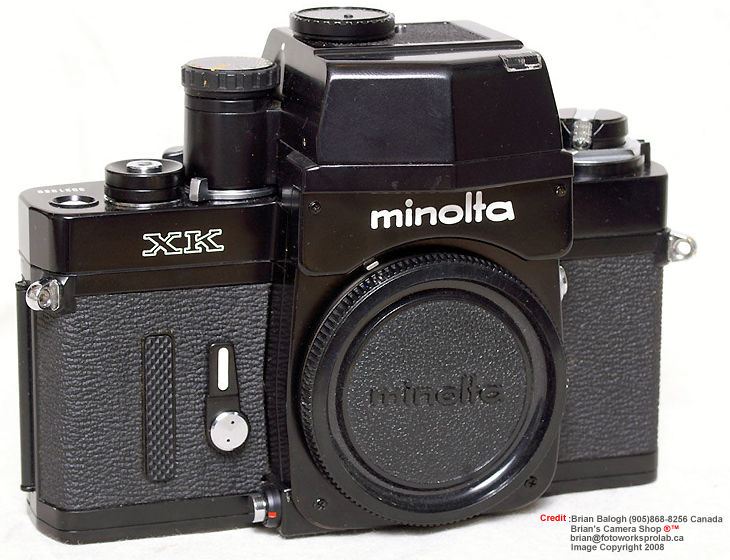 Minolta XK top view