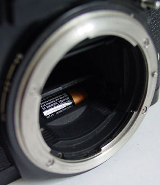 Battery compartment, Nikkormat EL 