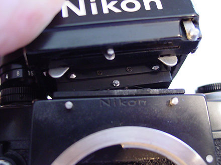Nikon DP3 metered prism / finder as Nikon F2SB