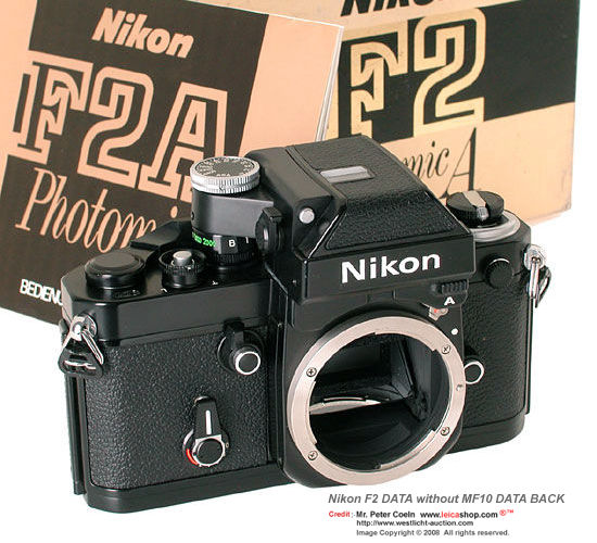 Nikon F2A DATA with no DATA BACK MF-10 