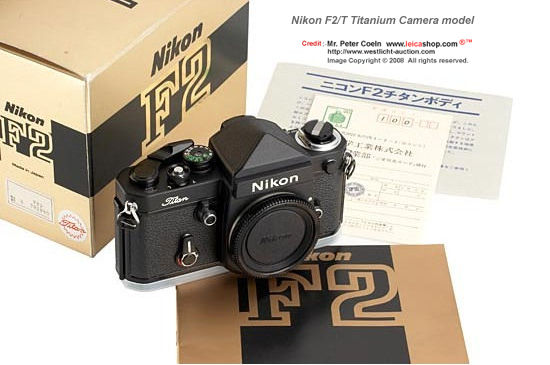 Nikon F2T camera model with full setup and manuals etc.
