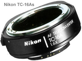 Nikon TC-16As Autofocus converter