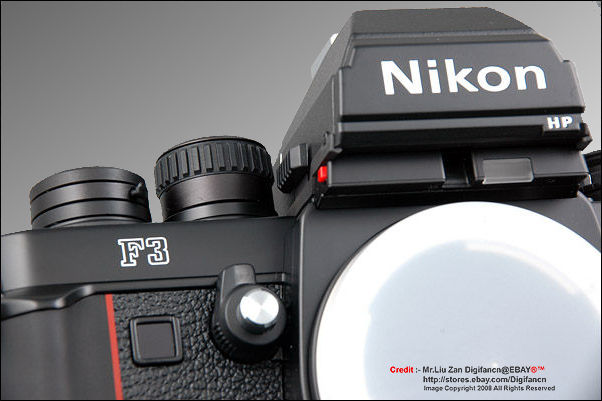 Nikon F3P set outfit Specially designed DE-4 finder with accessory shoe on top