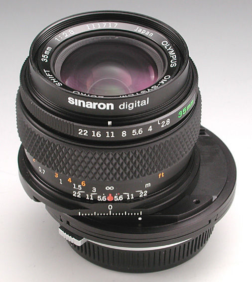Sinaron digital OM  Zuiko 35mm f/2.8 SHIFT lense