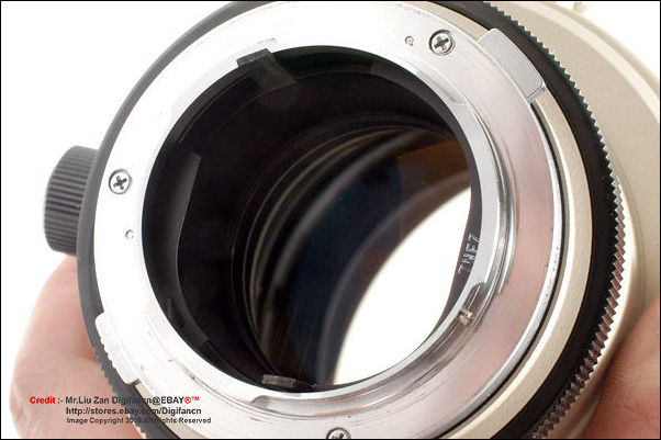 Olympus Super fast telephoto lens 250mm f/2.0 ED IF rear lens mount