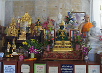 One f the displayed sets at the side building