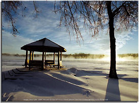 Chilly winter morning