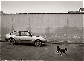 Street and alley in Brazil