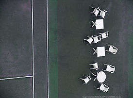 View of Tennis court at Bangkok service apartment