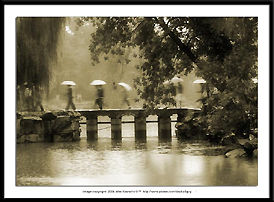 Crossing a bridge, China