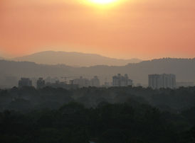 Dawn at distant view from my balcony
