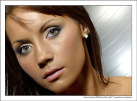 Pin sharp focus Indian Model in Studio