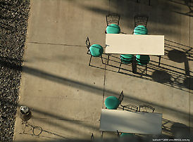 A corner cafe at the Bangkok aiport