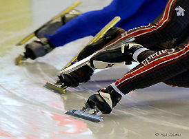 Speed ice skating