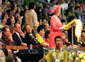 The Queen at Commonwealth Games 98
