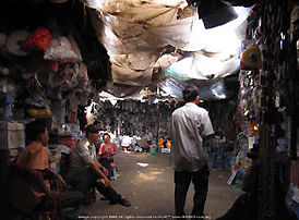 stores outside the Central Market, Phnom Penh