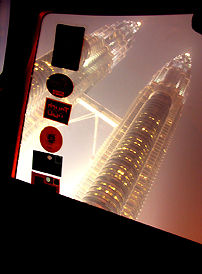 KLCC in Mist, 12th August, 2005