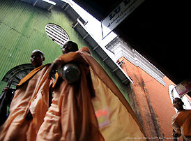 The disgarded lady monk group in Burma